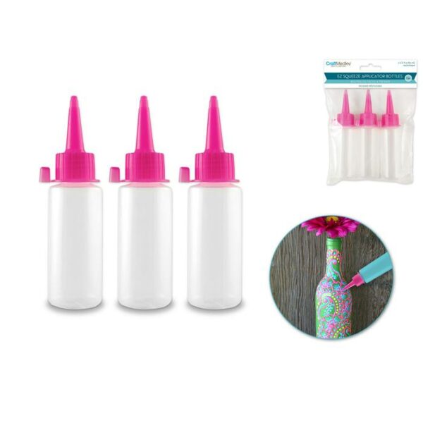 2fl oz (59ml) Ez-Squeeze Applicator Bottle x3