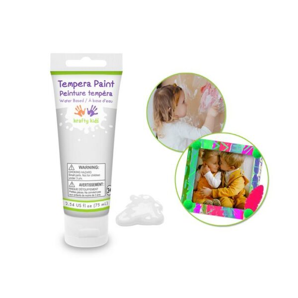Krafty Kids Paint White 75 ml