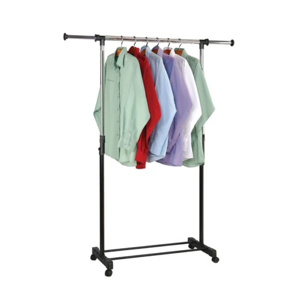 Sunbean Expandable Garment Rack With Wheels
