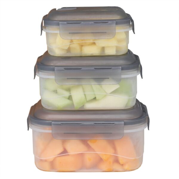 6 Piece Locking Storage Containers