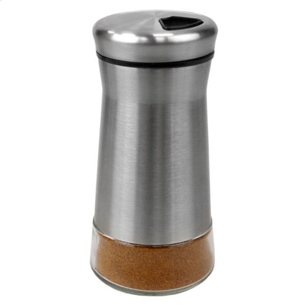 2 Pack Stainless Steel Spice Shaker Set