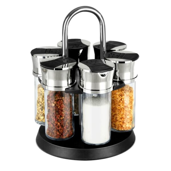 6 Piece Revolving Spice Rack