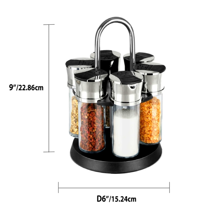 6 piece spice rack best sale