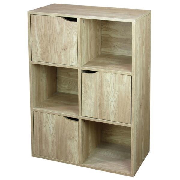 6 Cube Cabinet With 3 Doors