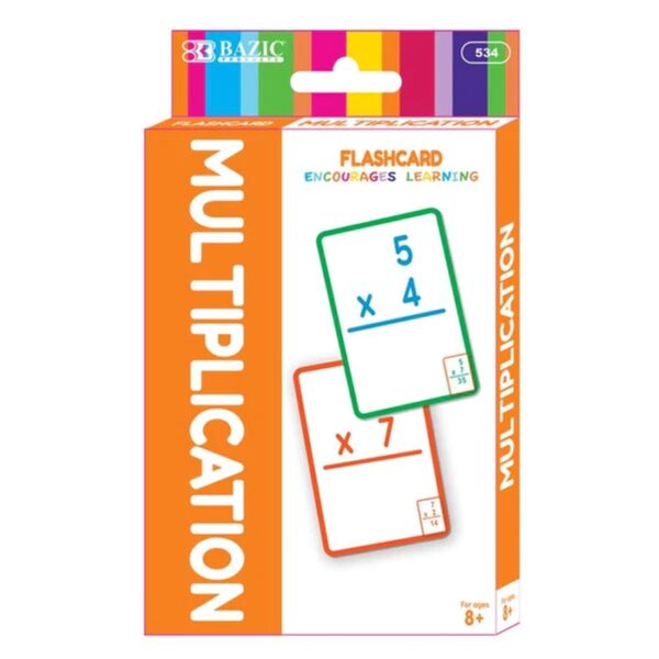Multiplication Flash Cards 36 Pack