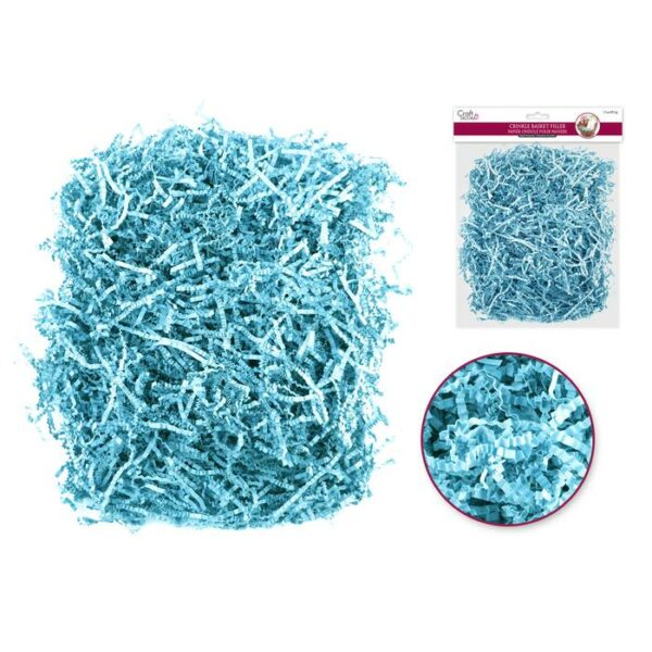Light Blue Crinkle Basket Filler 1.5oz