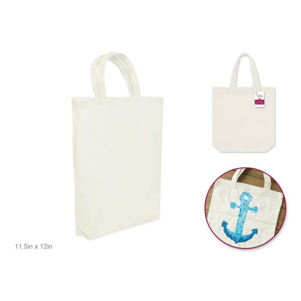 11.5"x 12.3"x1.75" Diy With Canvas Bag Handle
