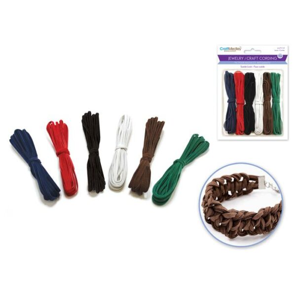 Suede Look Assorted x18m Dark Collection