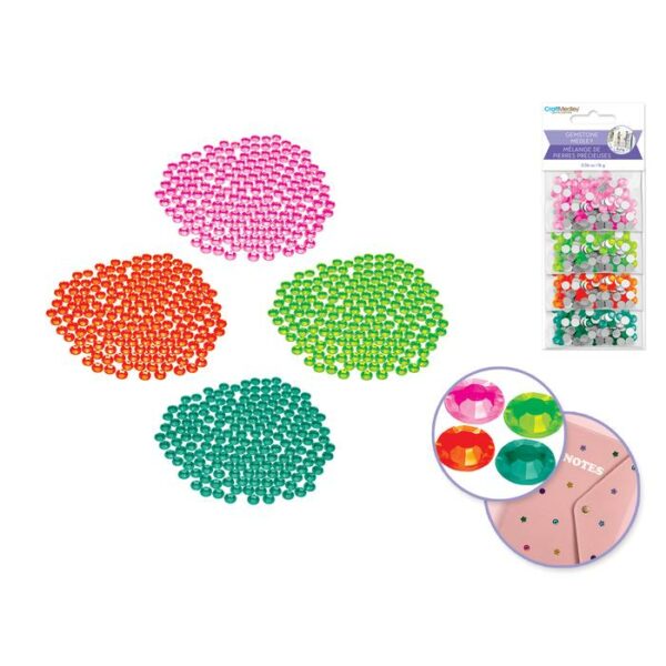 16g Gemstone Medley 6mm Asst Color 4 Tier