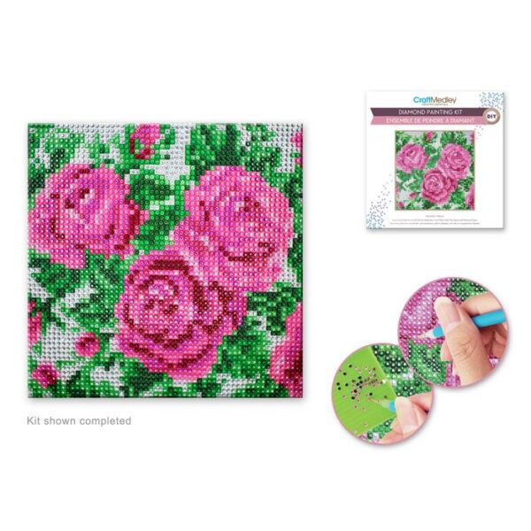 Diamond Painting Kit Rose Bush