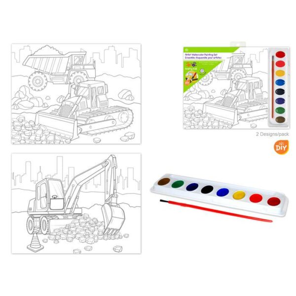 DIY lil Artist Watercolor Painting Set Mighty Mac.