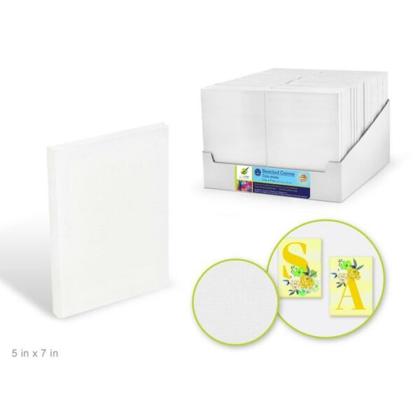 5"x7" Stretch Canvas Triple-Primed