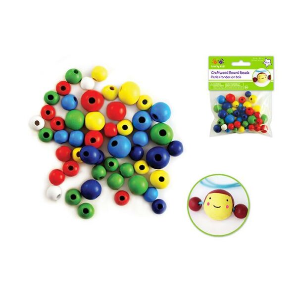 10mm-16mm Assorted Round Beads 50/Pack Colored