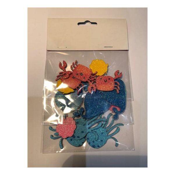 Ocean Pals 3D Foam-Fun Glitter Stickers