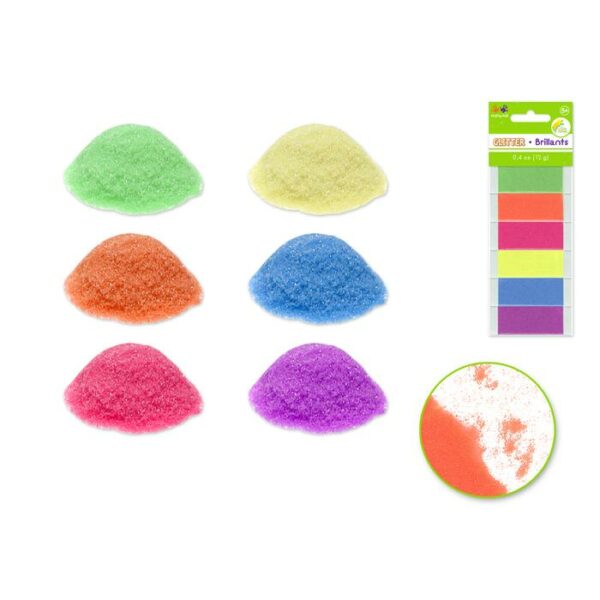 12g Twinkle-Town Glitter Pouches Neon