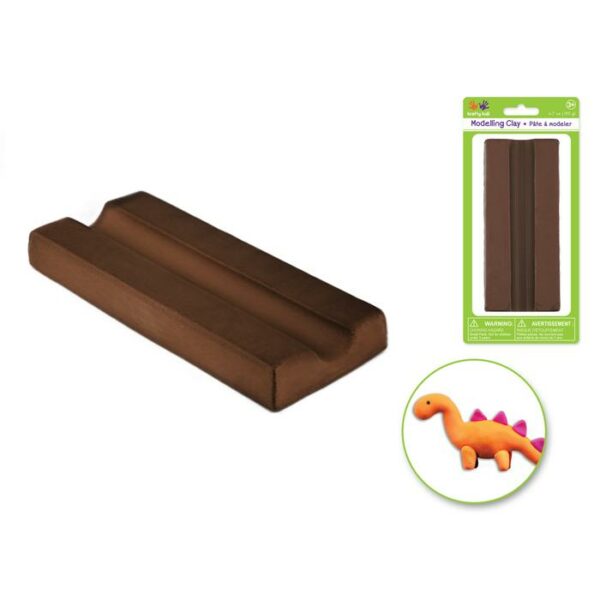 Modelling Clay 190g Solid Colors Brown