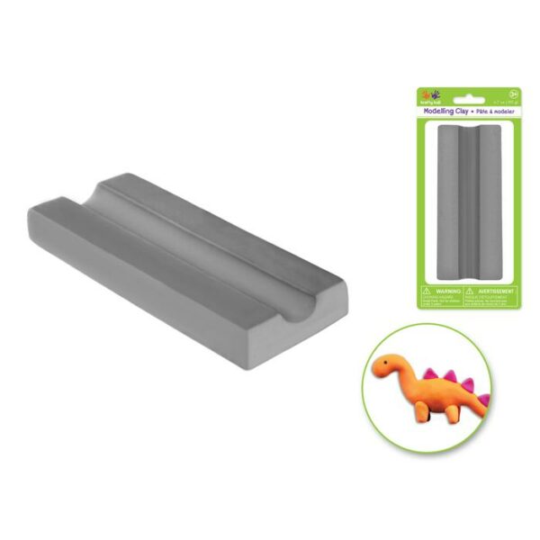 Modelling Clay 190g Solid Colors Grey