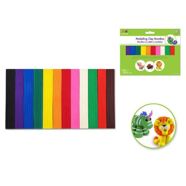 Modelling Clay Noodles x12 Assorted