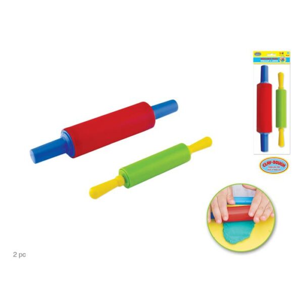 Lil' Artist Clay-Dough Tools Rolling Pins x2