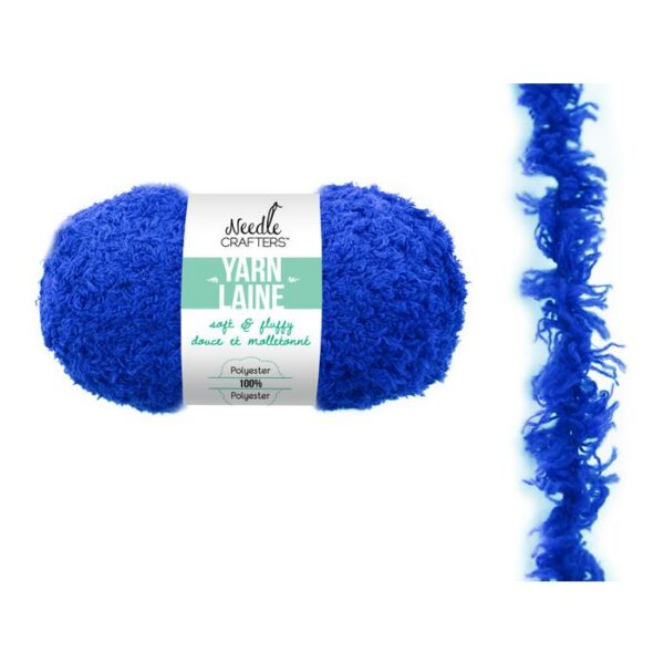 50g Royal Blue Soft'n'Fluffy Yarn