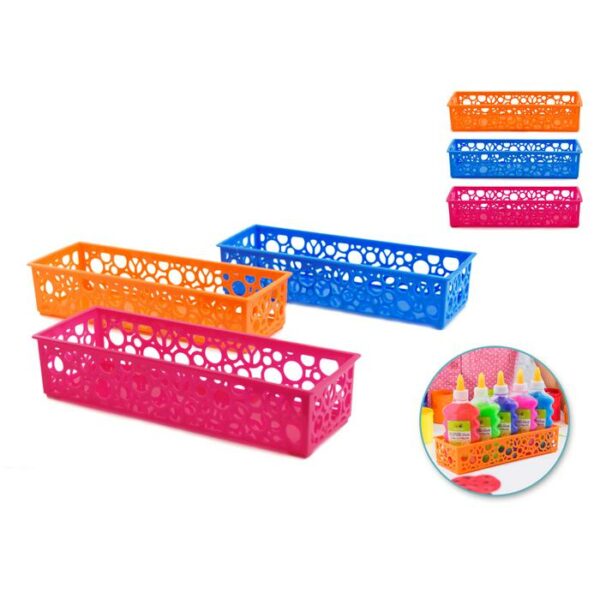 3.4"x9.5"x2" Ulitity Basket Rectangular Assorted