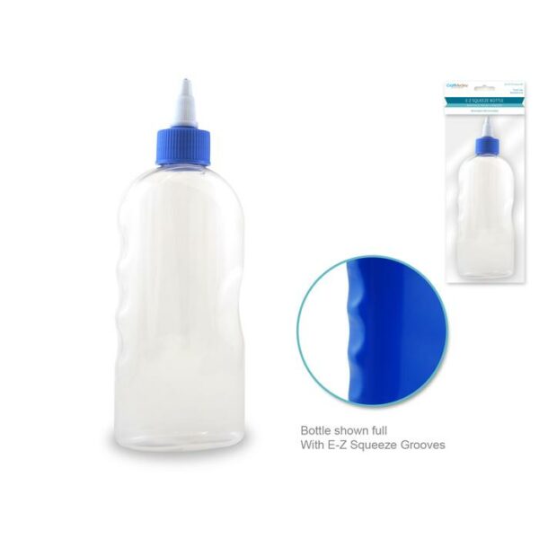 Bottles 200ml Semi-Transparent EZ-Squeeze Grooves