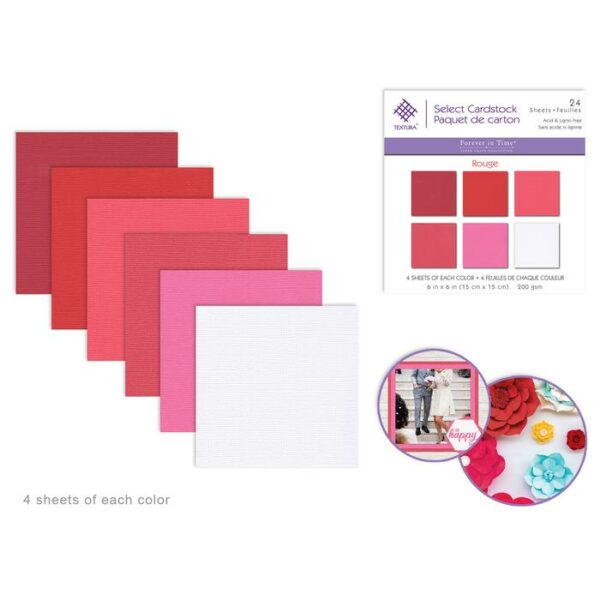 6"x6" Textura Select Packs Rouge x24 Assorted