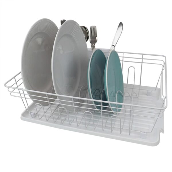 3 Pieces Dish Rack Contempo White