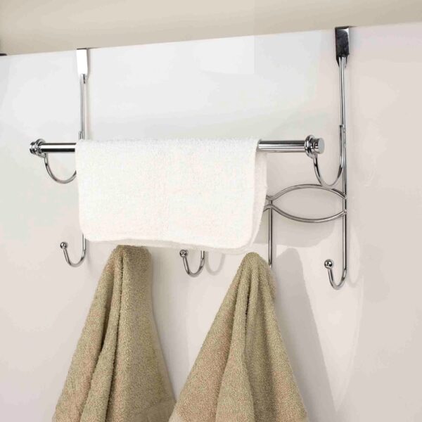 Outdoor Hook With Towel Bar Chrome