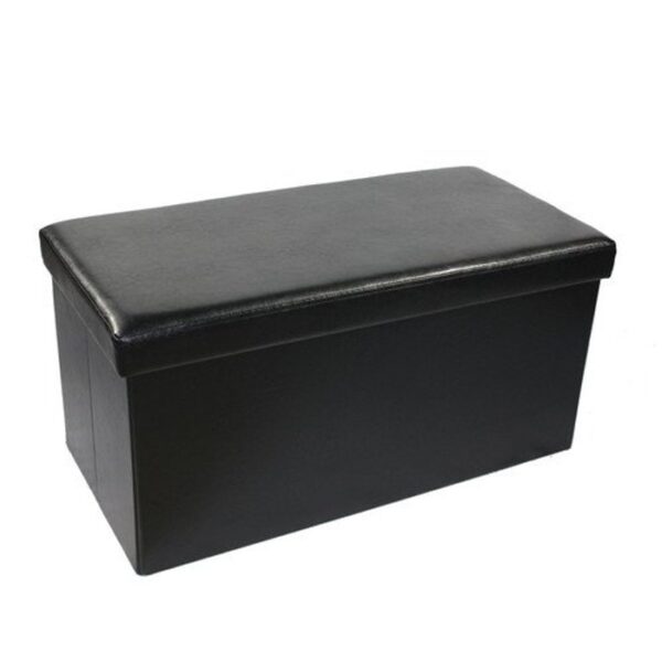 Ottoman Bench Black 15x30