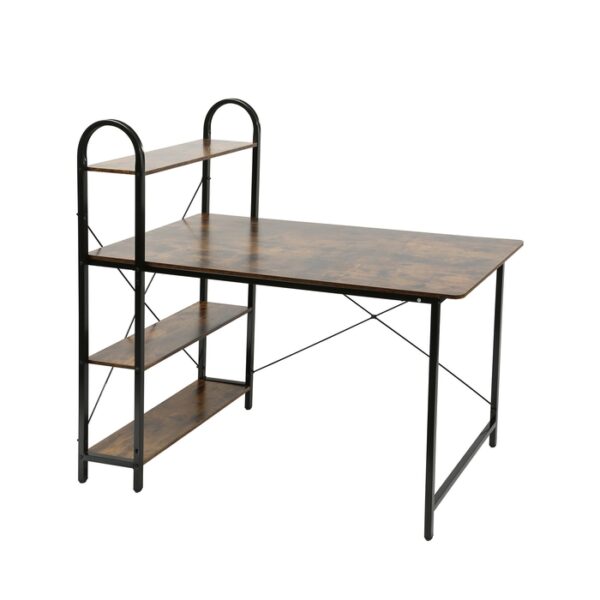 Computer Desk With Shelves Rustic