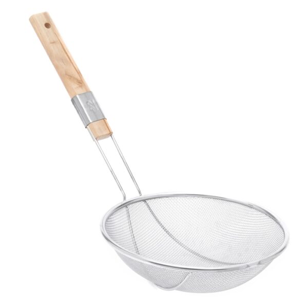 Skimmer Stainless Steel With Wooden Handle