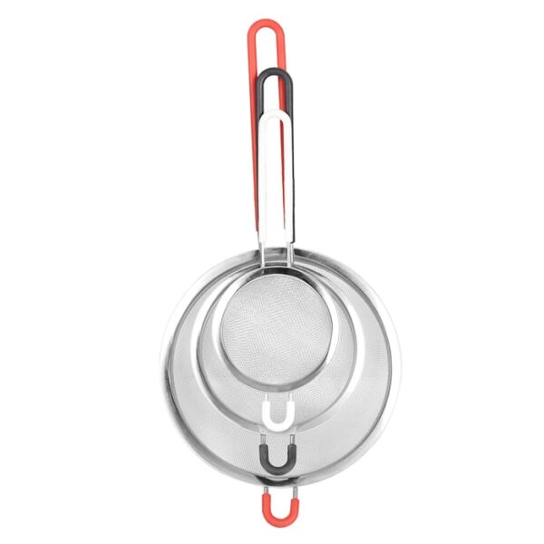3 Pieces Mesh Strainer Multi
