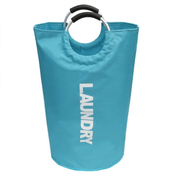 Laundry Bag Canvas Light Blue