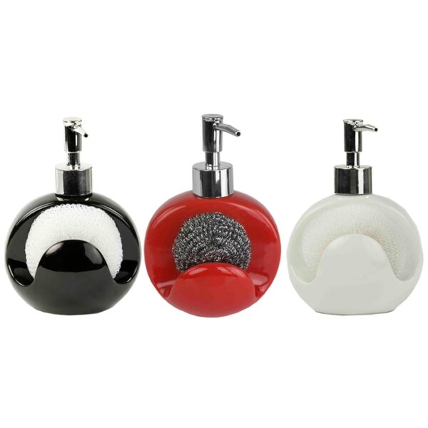 Ceramic Soap Dispenser Round
