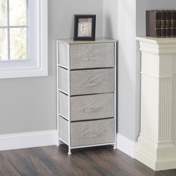 4 Drawer Cart Beige