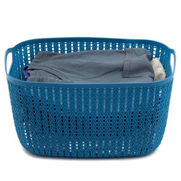 Plastic Storage Crochet Basket Small