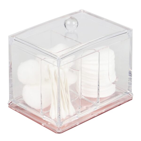 Cotton Swab Dispenser Rose Gold