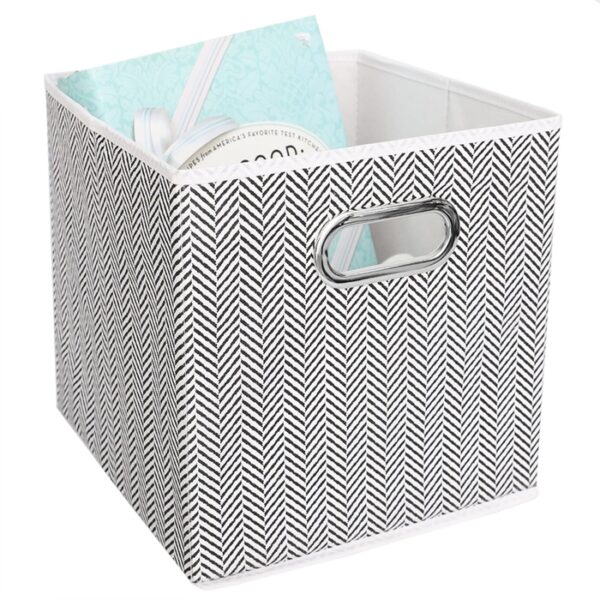 Storage Bin Herringweave Black