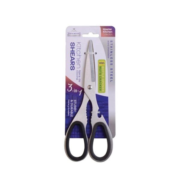 3 In 1 Stainless Steel Scissors 7"