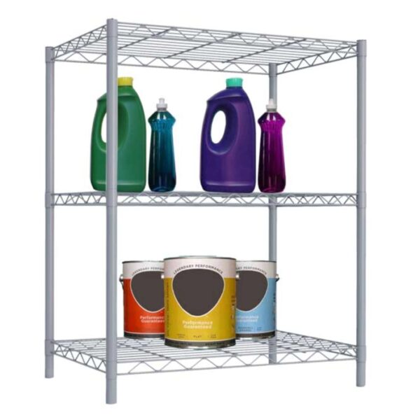 3-Layer Wire SHelf Grey