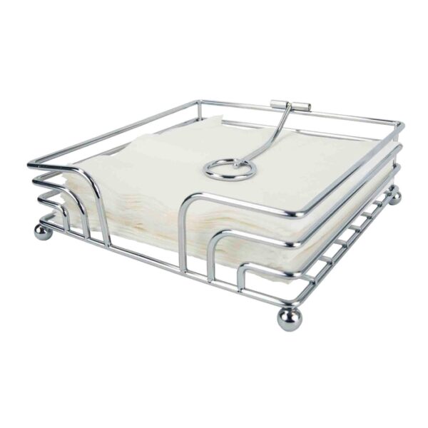 Napkin Holder Flat Wire Chrome
