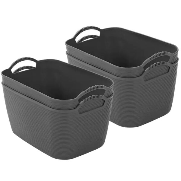4 Pieces Storage Basket Line Small