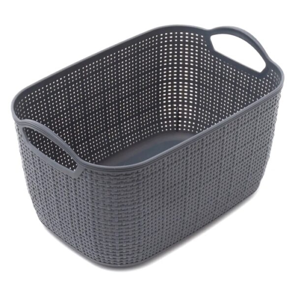 3 Pieces Storage Basket Jute Medium