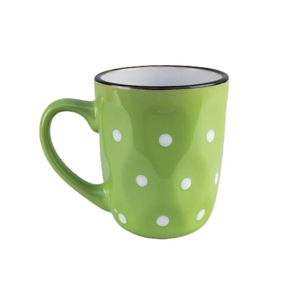 Ceramic Coffee Mug Polka Dot Assorted
