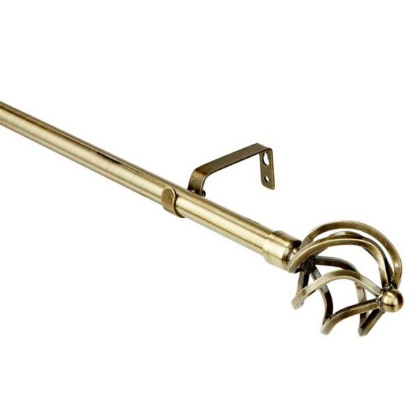 Royal Twist Curtain Rod Set 24-48" Antique