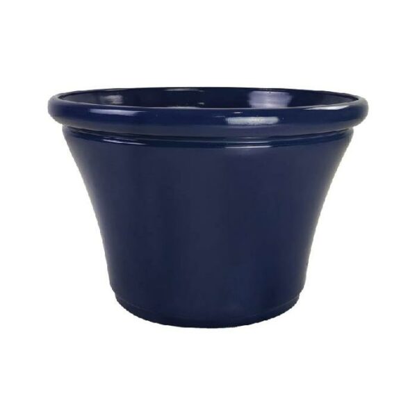 Medium Tower Planter Dark Blue Glaze 40x40x26