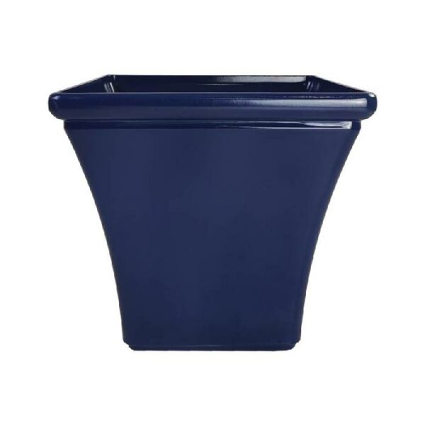 Medium Melrose Planter Dark Blue Glaze 38x38x35