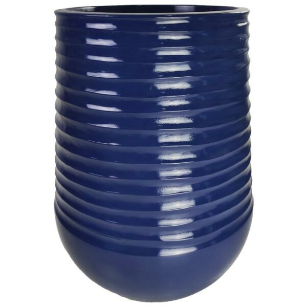 Large Norman Planter Dark Bleu 53x53x69.5