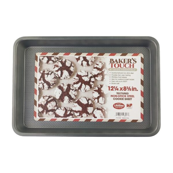 12.25" Textured Non-Stick Steel Cookie Sheet